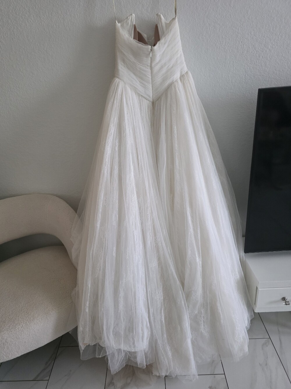 Jenny Yoo Miriam Bridal Gown By Anthropologie - Picture 8 of 16